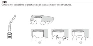 Knochensge kompatibel mit Mectron Piezosurgery OT2