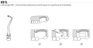 Knochensge kompatibel mit Mectron Piezosurgery OT8L